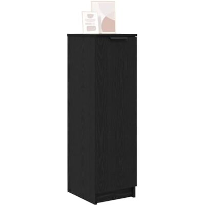 vidaXL Schuhschrank - Schwarze Eiche - Moderner Stil vidaXL Schuhschrank - Schwarze Eiche - Moderner Stil