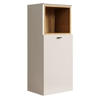 trendteam smart living Standschrank SaoPaulo Kaschmir · B 40 x H 95 cm B 40 x H 95 x T 31 cm · Soft-Close-Dämpfer · feuchtraumgeeignet · Metallgriffe · 1 Tür, 1 offenes Fach, 1 Einlegeboden trendteam smart living Standschrank SaoPaulo Kaschmir · B 40 x H 95 cm B 40 x H 95 x T 31 cm · Soft-Close-Dämpfer · feuchtraumgeeignet · Metallgriffe · 1 Tür, 1 offenes Fach, 1 Einlegeboden