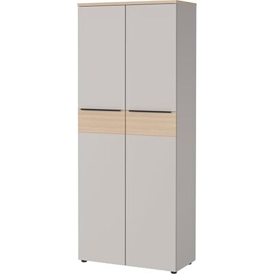 GERMANIA DIE MÖBELMACHER Germania Aktenschrank 4441-654 GW-Oviedo, in Kaschmir/Lindberg-Eiche-Nb., mit Türdämpfung, 80 x 197 x 40 cm (BxHxT) GERMANIA DIE MÖBELMACHER Germania Aktenschrank 4441-654 GW-Oviedo, in Kaschmir/Lindberg-Eiche-Nb., mit Türdämpfung, 80 x 197 x 40 cm (BxHxT)