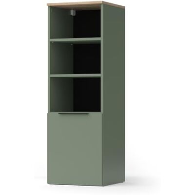 Vicco Universalschrank Wido, Grün, 40.2 x 120 cm mit einer Tür, geeignet zur Aufbewahrung von Haushaltsgegenständen Vicco Universalschrank Wido, Grün, 40.2 x 120 cm mit einer Tür, geeignet zur Aufbewahrung von Haushaltsgegenständen