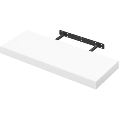 WOLTU Wandregal,Schweberegal Weiß,60x22.9x3.8cm,MDF 1er Wandboard Wandregal CD DVD Regal für Büro, Wohnzimmer, Schlafzimmer, Küche WOLTU Wandregal,Schweberegal Weiß,60x22.9x3.8cm,MDF 1er Wandboard Wandregal CD DVD Regal für Büro, Wohnzimmer, Schlafzimmer, Küche