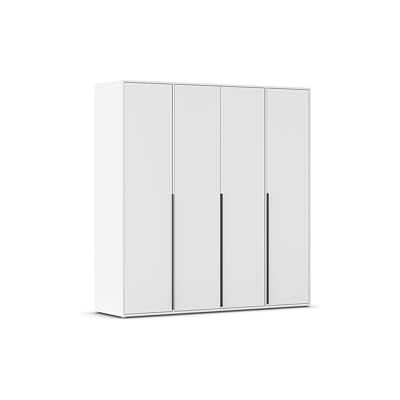 Rauch Möbel NAGATA, Kleiderschrank, Farbe Weiß, Breite 187 cm Schrank, Mehrzweckschrank, 4-türig, für Schlafzimmer, Kinderzimmer, Studentenwohnung, Garderobe, Homeoffice Rauch Möbel NAGATA, Kleiderschrank, Farbe Weiß, Breite 187 cm Schrank, Mehrzweckschrank, 4-türig, für Schlafzimmer, Kinderzimmer, Studentenwohnung, Garderobe, Homeoffice