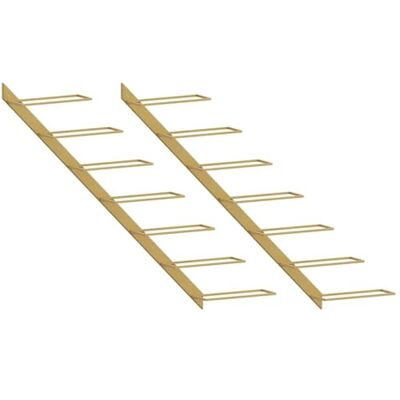 vidaXL 2X Wand Weinregal für 7 Flaschen Wandregal Weinhalter Weinflaschenhalter Flaschenregal Weinständer Hängeregal Weinflaschenregal Golden Metall vidaXL 2X Wand Weinregal für 7 Flaschen Wandregal Weinhalter Weinflaschenhalter Flaschenregal Weinständer Hängeregal Weinflaschenregal Golden Metall