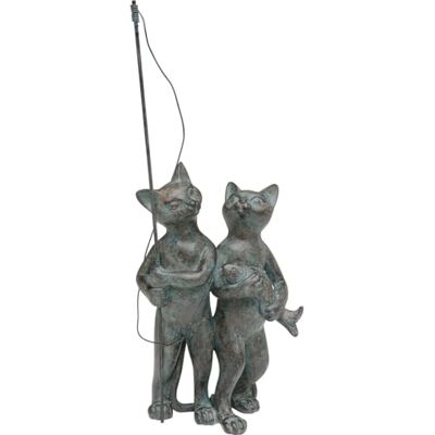 Kare Design Deko Figur Fisher Cats, Grau/Schwarz, Accessoire, Wohnzimmer, Deko für Regale oder Sideboards, Deko Skultpur, Dekoration, 28x12x6 cm (H/B/T) Kare Design Deko Figur Fisher Cats, Grau/Schwarz, Accessoire, Wohnzimmer, Deko für Regale oder Sideboards, Deko Skultpur, Dekoration, 28x12x6 cm (H/B/T)