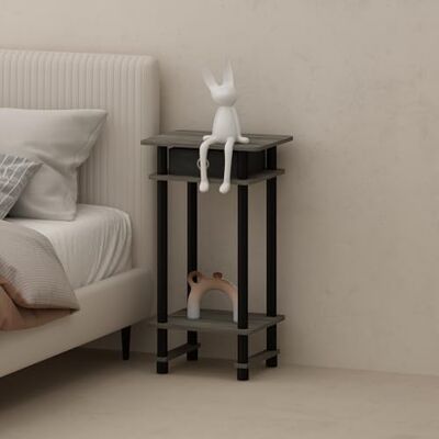 Furinno Turn-N-Tube Nachttisch, 3-stöckiges offenes Design mit Aufbewahrungsbox, hoher schmaler Nachttisch, Beistelltisch, werkzeuglose Montage, für Schlafzimmer, Wohnzimmer, French Oak Offenes Regal-Design, Nachttisch mit Aufbewahrungsbehälter, Nachtti Furinno Turn-N-Tube Nachttisch, 3-stöckiges offenes Design mit Aufbewahrungsbox, hoher schmaler Nachttisch, Beistelltisch, werkzeuglose Montage, für Schlafzimmer, Wohnzimmer, French Oak Offenes Regal-Design, Nachttisch mit Aufbewahrungsbehälter, Nachtti