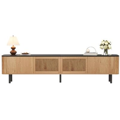 BTM Moderner TV-Schrank, TV-Ständer, TV-Paneel, niedrigerer TV-Ständer. Einzigartiges Design. 190 x 35 x 45 cm (L x B x H) BTM Moderner TV-Schrank, TV-Ständer, TV-Paneel, niedrigerer TV-Ständer. Einzigartiges Design. 190 x 35 x 45 cm (L x B x H)