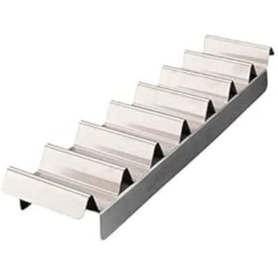 Garcia de Pou Tablett - Stahl 10,2x47,3cm Silberfarben Garcia de Pou Tablett - Stahl 10,2x47,3cm Silberfarben