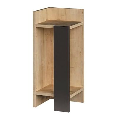 Dmora - Celestia - Eiche und Anthrazit - 25x27h60 cm - Nightstand Dmora - Celestia - Eiche und Anthrazit - 25x27h60 cm - Nightstand