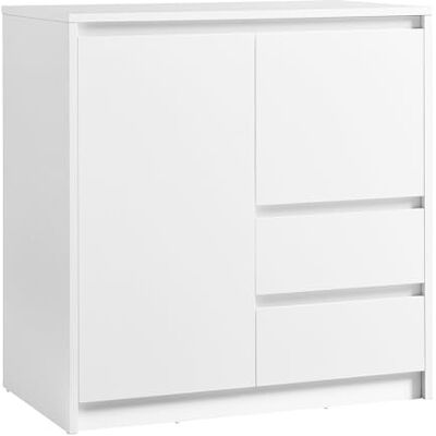 VASAGLE Kailyn Kollektion Aufbewahrungsschrank, Sideboard, Küchenschrank mit Türen, höhenverstellbare Ablage, 2 Schubladen, modern, 40 x 70 x 74,5 cm, Wohnzimmer, wolkenweiß BBK243W01V1 VASAGLE Kailyn Kollektion Aufbewahrungsschrank, Sideboard, Küchenschrank mit Türen, höhenverstellbare Ablage, 2 Schubladen, modern, 40 x 70 x 74,5 cm, Wohnzimmer, wolkenweiß BBK243W01V1