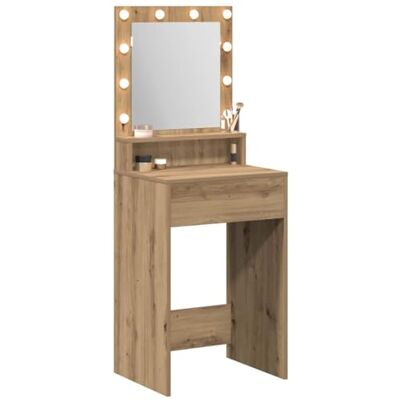vidaXL Eiche Holzwerkstoff Spiegel - 50x41x135 cm vidaXL Eiche Holzwerkstoff Spiegel - 50x41x135 cm