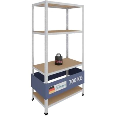 Shelfplaza - Home 180x90x50 cm - 4-Etagen - galvanisiert - Lagerregal Shelfplaza - Home 180x90x50 cm - 4-Etagen - galvanisiert - Lagerregal