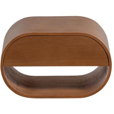 WOOOD Momo Hängendes Kommode/Nachttisch, Holz, Braun Nachttisch Hängend mit Schublade, Schwebender Nachtschrank MDF mit Holzoptik, sichtbarer Maserung, Schlafzimmer & Wohnzimmer WOOOD Momo Hängendes Kommode/Nachttisch, Holz, Braun Nachttisch Hängend mit Schublade, Schwebender Nachtschrank MDF mit Holzoptik, sichtbarer Maserung, Schlafzimmer & Wohnzimmer