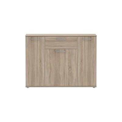 Forte NIKO Kommode mit 1 Schublade und 4 Türen, Holzwerkstoff, Sonoma Eiche, B x H x T: 109,6 x 81,7 x 28,9 cm Forte NIKO Kommode mit 1 Schublade und 4 Türen, Holzwerkstoff, Sonoma Eiche, B x H x T: 109,6 x 81,7 x 28,9 cm