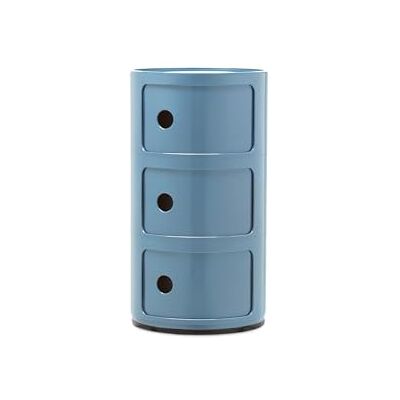 Kartell Componibili, Container 3-fächer, Hellblau Kartell Componibili, Container 3-fächer, Hellblau