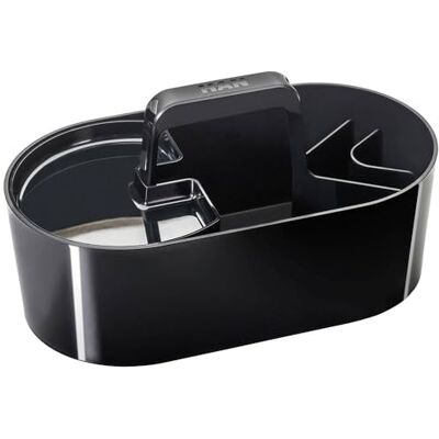 HAN 1x Toolbox LOFT jet black 4 Fächer 330x179x175 mm Kunststoff 1200-13 Made in Germany, praktische Utensilienbox aus Kunststoff, 330x179x175mm, Ordnungssystem, Stifteköcher für Büro HAN 1x Toolbox LOFT jet black 4 Fächer 330x179x175 mm Kunststoff 1200-13 Made in Germany, praktische Utensilienbox aus Kunststoff, 330x179x175mm, Ordnungssystem, Stifteköcher für Büro