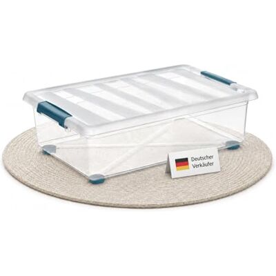 Ondis24 Katla 28l Aufbewahrungsbox Rollbox Unterbettbox Ordnungssystem Aufbewahrungsbehälter mit Deckel Ondis24 Katla 28l Aufbewahrungsbox Rollbox Unterbettbox Ordnungssystem Aufbewahrungsbehälter mit Deckel