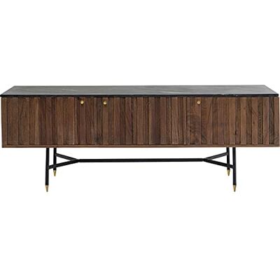 Kare Desgin Lowboard Apiano, braun/schwarz, Sideboard, TV-Konsole, 3 Türen, 3 Fächer, handgearbeitet, 55x150x40cm (H/B/T) Kare Desgin Lowboard Apiano, braun/schwarz, Sideboard, TV-Konsole, 3 Türen, 3 Fächer, handgearbeitet, 55x150x40cm (H/B/T)