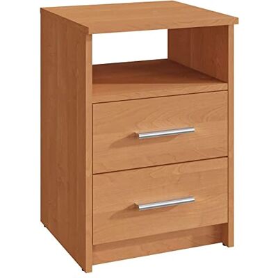 BODO Alder Nachttisch - 2 Schubladen, 40cm - Schlafzimmermöbel BODO Alder Nachttisch - 2 Schubladen, 40cm - Schlafzimmermöbel