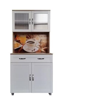 HTI-Living - Blanca Bistro - Weiß - 80x170x48 cm - Storage Cabinet HTI-Living - Blanca Bistro - Weiß - 80x170x48 cm - Storage Cabinet