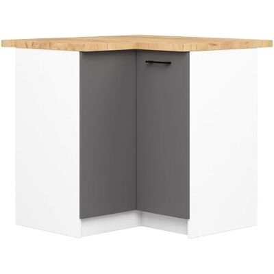 AKORD S90 Eckkühlschrank - L-förmige Regale, Widerstandsfähige Paneele, Minimalistischer Stil AKORD S90 Eckkühlschrank - L-förmige Regale, Widerstandsfähige Paneele, Minimalistischer Stil