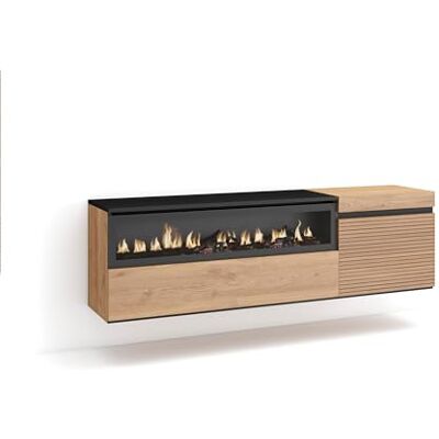 SKRAUT HOME TV-Ständer und Elektro-Kamin - 65" Wandmontage SKRAUT HOME TV-Ständer und Elektro-Kamin - 65" Wandmontage
