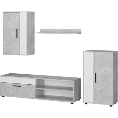 Vicco Berno Wandregal - 4-teiliges Set - Moderner Stil Vicco Berno Wandregal - 4-teiliges Set - Moderner Stil