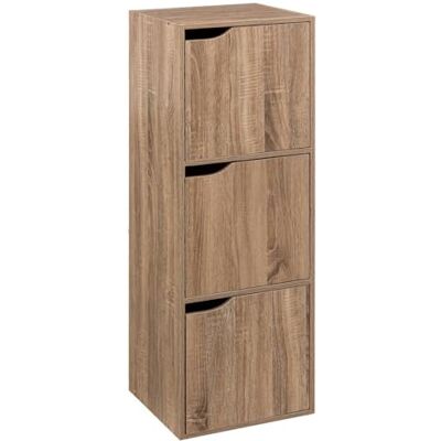 5 five simply smart 5five Regal 3 fächer mit türen Mix n modul natureiche-Effekt 5 five simply smart 5five Regal 3 fächer mit türen Mix n modul natureiche-Effekt