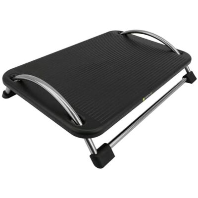 Techly ICA-FR 13 Fußstütze, Schwarz, ABS-Kunststoff, 430 mm, 280 mm, 1.43 kg Techly ICA-FR 13 Fußstütze, Schwarz, ABS-Kunststoff, 430 mm, 280 mm, 1.43 kg