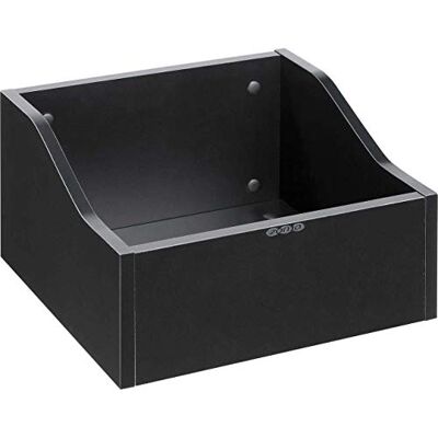 Zomo VS-Box 100/1 Vinyl Aufbewahrungsbox 360 x 335 x 260 mm Schwarz MDF Holz Regal für Schallplatten bis 120 LPs Zomo VS-Box 100/1 Vinyl Aufbewahrungsbox 360 x 335 x 260 mm Schwarz MDF Holz Regal für Schallplatten bis 120 LPs