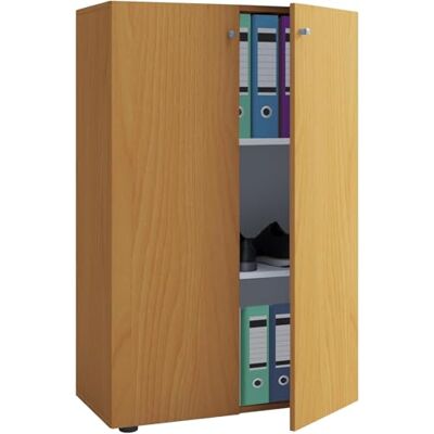 VCM Büroschrank - Beige - 2 Fachböden - 70x39x110cm VCM Büroschrank - Beige - 2 Fachböden - 70x39x110cm