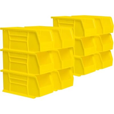Akro-Mils AkroBins 30230 Kunststoff-Aufbewahrungsbehälter, zum Aufhängen, stapelbar, 27,9 x 12,7 cm, Gelb, 12 Stück (30230YELLO) Akro-Mils AkroBins 30230 Kunststoff-Aufbewahrungsbehälter, zum Aufhängen, stapelbar, 27,9 x 12,7 cm, Gelb, 12 Stück (30230YELLO)