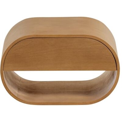 WOOOD Momo Hängendes Kommode/Nachttisch, Holz, Braun Nachttisch Hängend mit Schublade, Schwebender Nachtschrank MDF mit Holzoptik, sichtbarer Maserung, Schlafzimmer & Wohnzimmer WOOOD Momo Hängendes Kommode/Nachttisch, Holz, Braun Nachttisch Hängend mit Schublade, Schwebender Nachtschrank MDF mit Holzoptik, sichtbarer Maserung, Schlafzimmer & Wohnzimmer