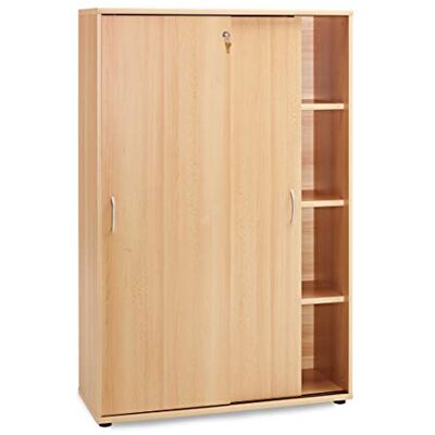 MÖBELPARTNER Schiebetürenschrank Samerberg-Buche - 3 Fachböden - 100x39.5x153cm MÖBELPARTNER Schiebetürenschrank Samerberg-Buche - 3 Fachböden - 100x39.5x153cm
