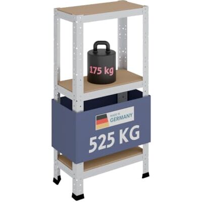 SHELFPLAZA HOME 90x45x23 cm - 3‑Regal Shelving unit SHELFPLAZA HOME 90x45x23 cm - 3‑Regal Shelving unit