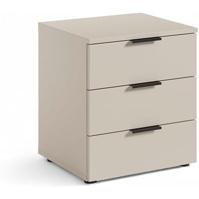 Stella Trading LINZ Nachttisch in Kaschmir Moderner Nachtschrank mit Schubladen für Ihr Schlafzimmer 45 x 50 x 40 cm (B/H/T) Stella Trading LINZ Nachttisch in Kaschmir Moderner Nachtschrank mit Schubladen für Ihr Schlafzimmer 45 x 50 x 40 cm (B/H/T)