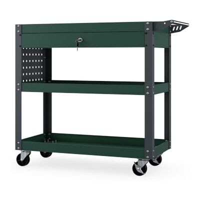 Jan Nowak Werkzeugwagen Werkstattwagen Werkstatt Rollwagen Montagewagen Metall mit Schublade Lochwand 3 Ablagen Rollen Bremse Griff Werkzeug Organizer Garage Werkstatt 80 x 80 x 38 cm Jan Nowak Werkzeugwagen Werkstattwagen Werkstatt Rollwagen Montagewagen Metall mit Schublade Lochwand 3 Ablagen Rollen Bremse Griff Werkzeug Organizer Garage Werkstatt 80 x 80 x 38 cm