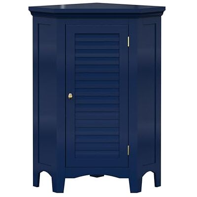 Teamson Home - Glancy Eckschrank - Platzsparend, Wasserfest, Modernes Design Teamson Home - Glancy Eckschrank - Platzsparend, Wasserfest, Modernes Design