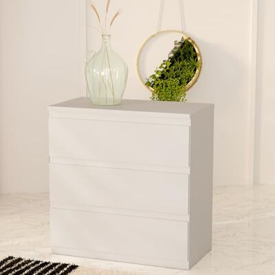 FORTE - EDMORE - grau - Breite 77,2 cm - Sideboard FORTE - EDMORE - grau - Breite 77,2 cm - Sideboard