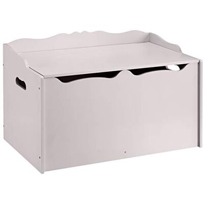 Amazon Spielzeugkiste aus Holz, Grau, 76.2 x 45.7 x 48.3 cm Amazon Spielzeugkiste aus Holz, Grau, 76.2 x 45.7 x 48.3 cm