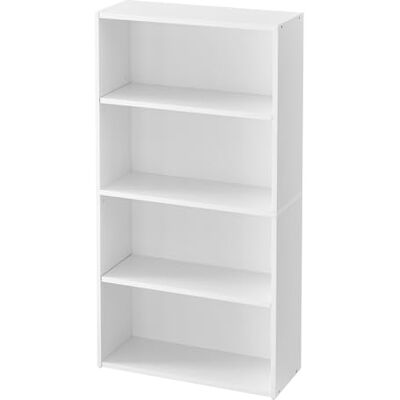 VASAGLE Custos Kollektion Bücherregal 4 Ebenen, Standregal, Aufbewahrungsregal, verstellbare Einlegeböden, für Wohnzimmer, Homeoffice, Schlafzimmer, wolkenweiß LBC164T14 VASAGLE Custos Kollektion Bücherregal 4 Ebenen, Standregal, Aufbewahrungsregal, verstellbare Einlegeböden, für Wohnzimmer, Homeoffice, Schlafzimmer, wolkenweiß LBC164T14