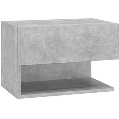 vidaXL Wand Nachttisch Hängend Nachtschrank Nachtkonsole Nachtkommode Schlafzimmer Schrank Kommode Hängeschrank Wandschrank Betongrau Holzwerkstoff vidaXL Wand Nachttisch Hängend Nachtschrank Nachtkonsole Nachtkommode Schlafzimmer Schrank Kommode Hängeschrank Wandschrank Betongrau Holzwerkstoff