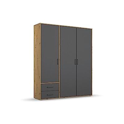 RAUCH - VOYAGER - Eiche Artisan - Graumetallic - Wardrobe RAUCH - VOYAGER - Eiche Artisan - Graumetallic - Wardrobe