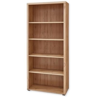 Stella Trading Aktenregal in Old Artisan Oak Optik FSC-zertifiziert Modernes Standregal mit 5 offenen Fächern 90 x 203 x 38 cm (B/H/T) Stella Trading Aktenregal in Old Artisan Oak Optik FSC-zertifiziert Modernes Standregal mit 5 offenen Fächern 90 x 203 x 38 cm (B/H/T)