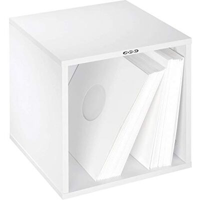 Zomo VS-Box 100 Vinyl Aufbewahrung 360 x 335 x 370 mm Weiß MDF Holz Schallplatten Regal bis 120 LPs Zomo VS-Box 100 Vinyl Aufbewahrung 360 x 335 x 370 mm Weiß MDF Holz Schallplatten Regal bis 120 LPs