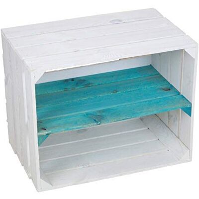 Kistenkolli Altes Land weiße Massive Obstkiste Schuh- Bücherregalkiste Weinkiste Maße ca 50 x 40 x 31cm Holzkiste Dekokiste Regal Kistenkolli Altes Land weiße Massive Obstkiste Schuh- Bücherregalkiste Weinkiste Maße ca 50 x 40 x 31cm Holzkiste Dekokiste Regal