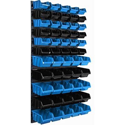 botle Lagersystem Wandregal 576 x 1170 mm 55 stck. Box Stapelboxen Schüttenregal Sichtlagerkästen Extra Starke Wandplatten Regal Erweiterbar Werkstattregal Lagerregal Werkstattwandregal Steckregal botle Lagersystem Wandregal 576 x 1170 mm 55 stck. Box Stapelboxen Schüttenregal Sichtlagerkästen Extra Starke Wandplatten Regal Erweiterbar Werkstattregal Lagerregal Werkstattwandregal Steckregal