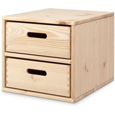 Ehrenkind ® Regal für Kinderzimmer – Praktisches Aufbewahrungssystem aus Kiefer für Spielzeug und Ordnung 2 Fächer Klein (315 mm) Ehrenkind ® Regal für Kinderzimmer – Praktisches Aufbewahrungssystem aus Kiefer für Spielzeug und Ordnung 2 Fächer Klein (315 mm)
