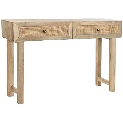 DRW Buffet Sideboard aus Ulmenholz, 2 Türen, 145 x 40 x 81 cm DRW Buffet Sideboard aus Ulmenholz, 2 Türen, 145 x 40 x 81 cm
