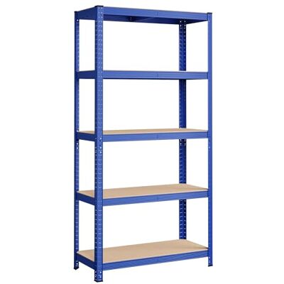 SONGMICS Schwerlastregal, Kellerregal, Lagerregal, 40 x 90 x 180 cm, Regal mit Stahlgestell, bis 875 kg belastbar, 5 verstellbare Ablagen, blau GLR040Q01 SONGMICS Schwerlastregal, Kellerregal, Lagerregal, 40 x 90 x 180 cm, Regal mit Stahlgestell, bis 875 kg belastbar, 5 verstellbare Ablagen, blau GLR040Q01