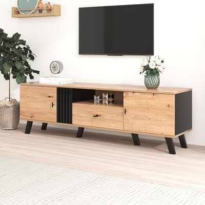 Merax TV Lowboard Wohnzimmertisch Fernsehschrank Fernsehtisch Wohnzimmer TV Kommode Holz TV Sideboard 170x40x50cm Fernseher Schrank TV Möbel TV Lowboard TV Kommode tv Cabinet Merax TV Lowboard Wohnzimmertisch Fernsehschrank Fernsehtisch Wohnzimmer TV Kommode Holz TV Sideboard 170x40x50cm Fernseher Schrank TV Möbel TV Lowboard TV Kommode tv Cabinet